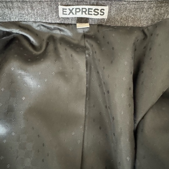 Express Photographer Fitted Gray Blazer - Picture 3 of 6